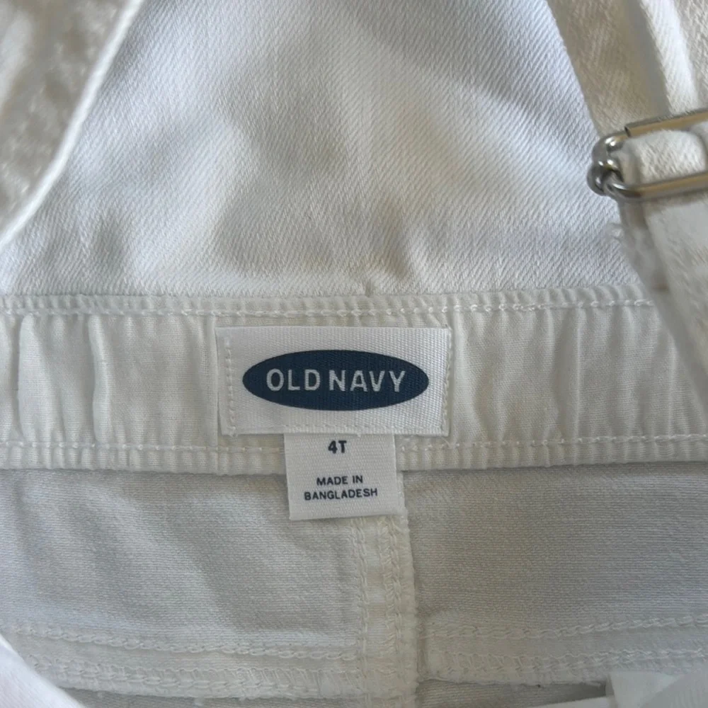 Old Navy Kids Classic White Overalls